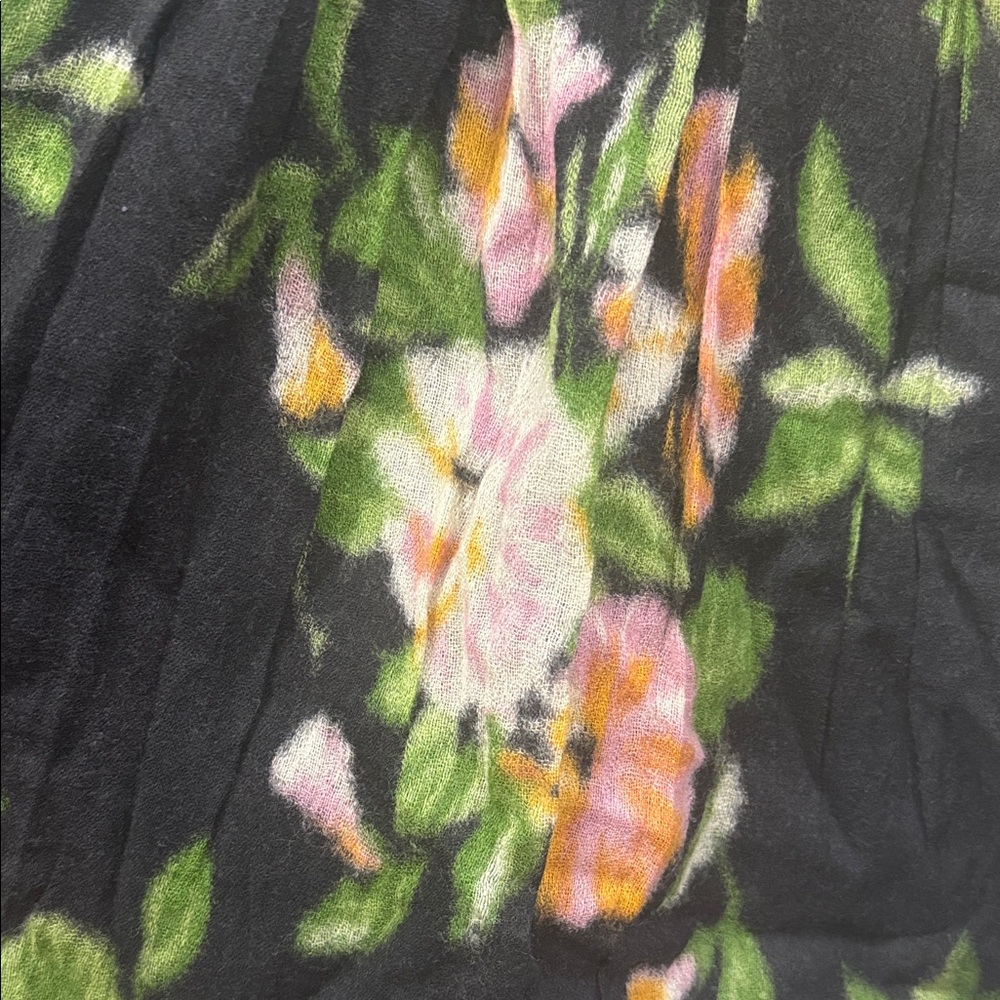 Free People Black Floral Mini Dress - Picture 3 of 6